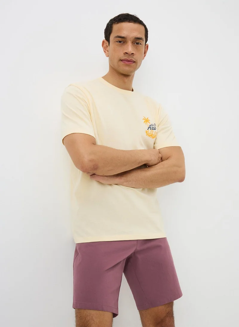 ماتلان Wine Chino Shorts